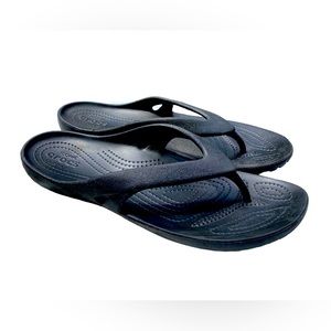 Crocs iconic comfort sandals size 10 W color black